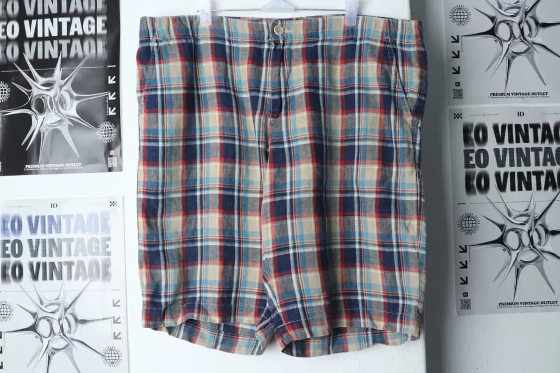 (XL-3XL) 헨리코튼 반바지 팬츠 빅사이즈 린넨 마-1CFF 상품이미지2