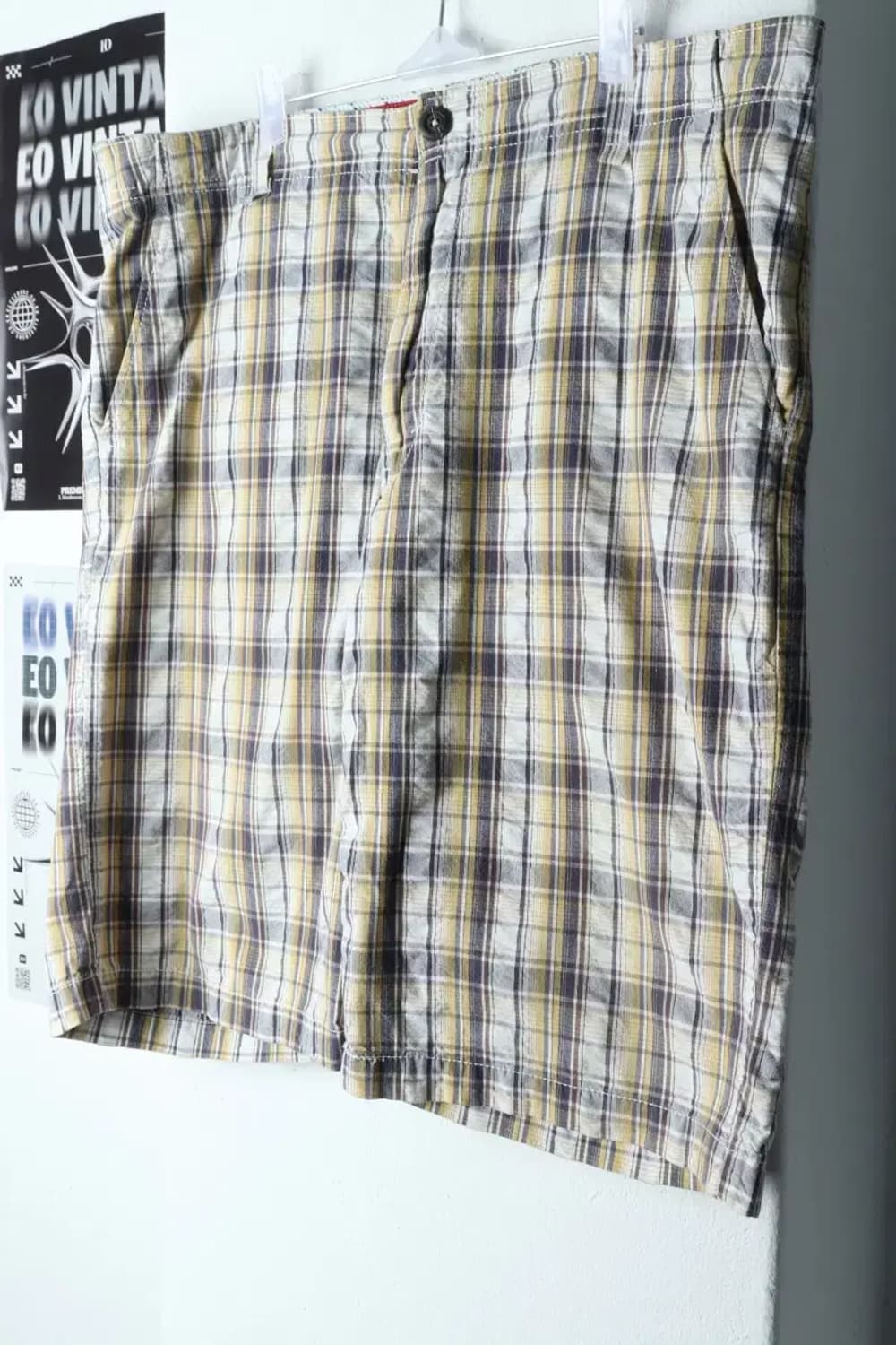 (4XL-5XL) 리바이스 반바지 팬츠 빅사이즈 체크 면-1D48 상품이미지1