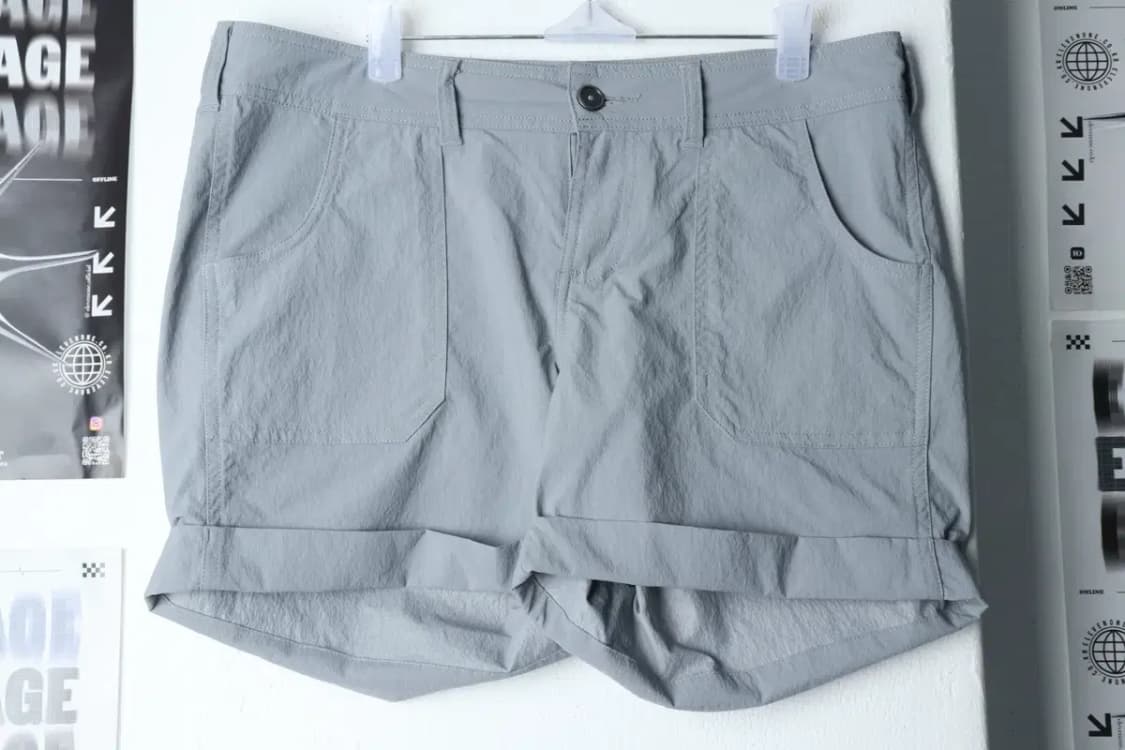 W(2XL) 노스페이스 반바지 팬츠 빅사이즈 그레이 우븐-1D4B 상품이미지2