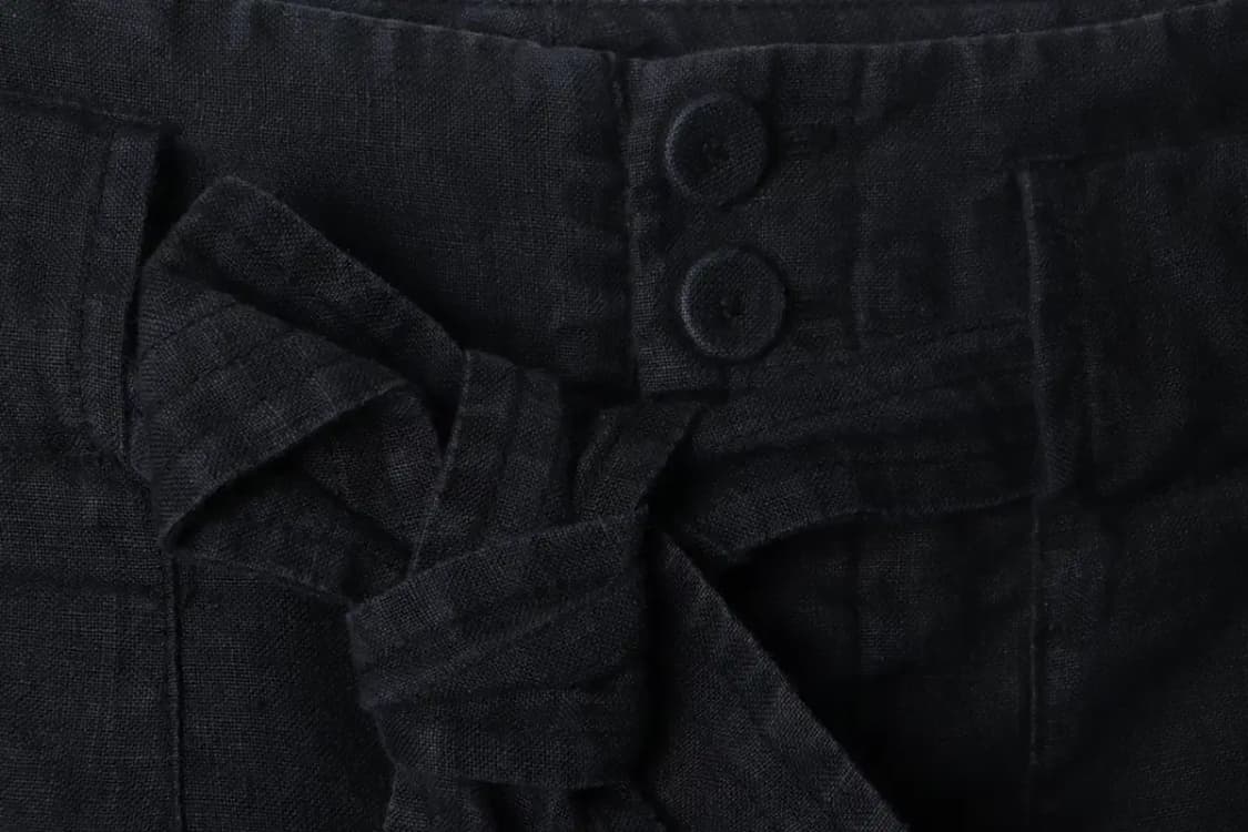 W(3XL) 브랜드빈티지 반바지 팬츠 빈스 빅사이즈 린넨-1D65 상품이미지3