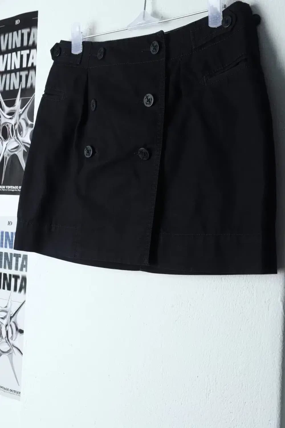 W(M) 폴로 랄프로렌 스커트 치마 블랙 숏 한정판-1D99 상품이미지1