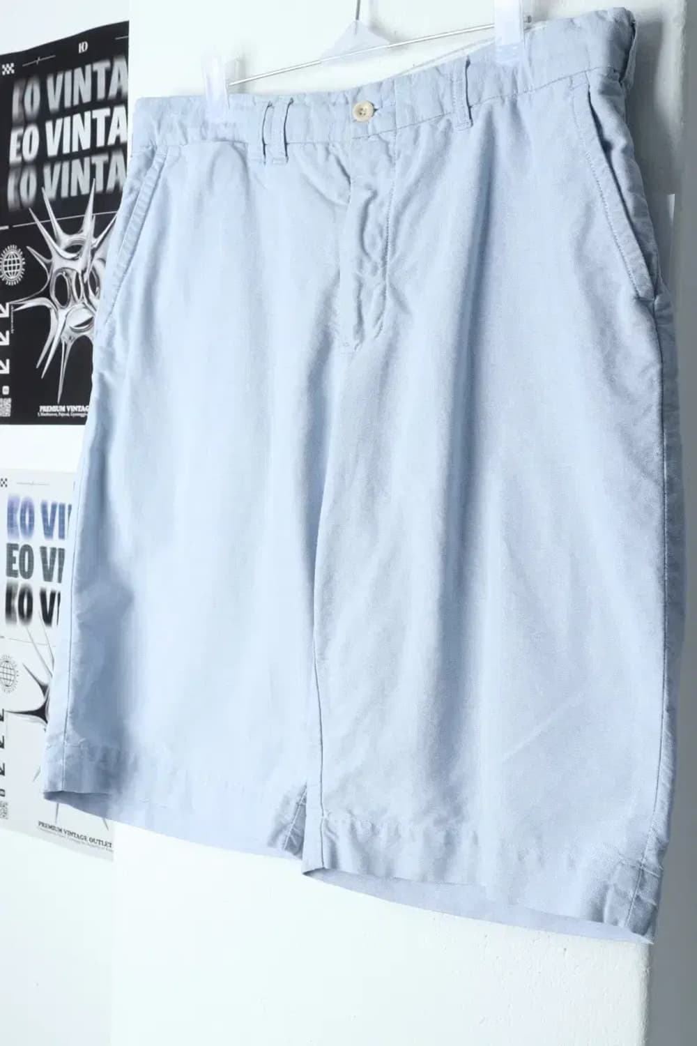 (L-XL) 폴로 랄프로렌 반바지 팬츠 연블루 면-1DBA 상품이미지1