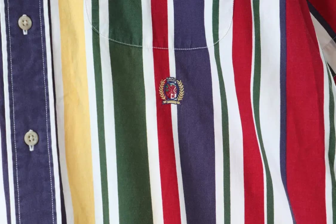(M-XL) 타미힐피거 반팔셔츠 남방 년대 올드스쿨 한정-13E86 상품이미지5