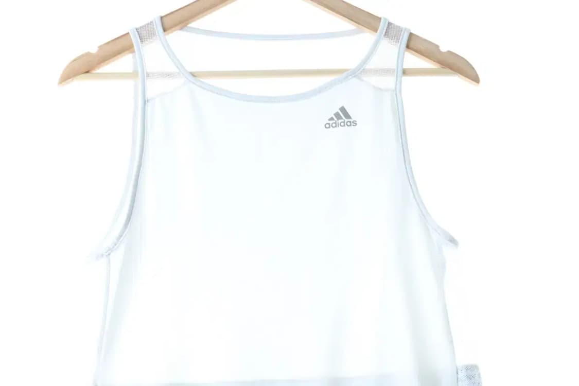 W(F) 아디다스 반팔 티셔츠 크롭 기능성 나시-13EBC 상품이미지2