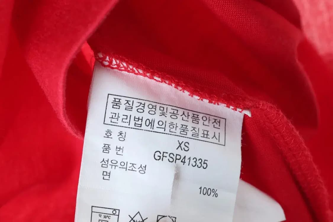 W(S) 폴로 랄프로렌 반팔 카라 티셔츠 사용감 레드-13EC4 상품이미지6