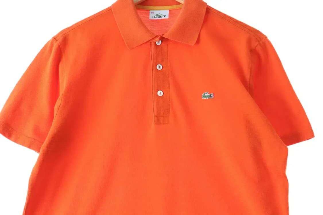 (L-XL) 라코스테 반팔 카라 티셔츠 주황 올드스쿨-13EC8 상품이미지2