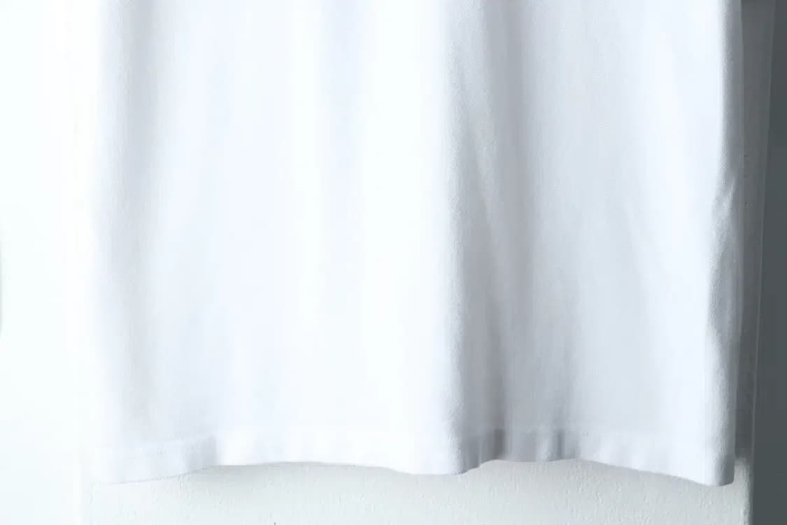 (L) 커버낫 반팔 카라 티셔츠 작은오염 화이트 오버핏-13EF0 상품이미지4