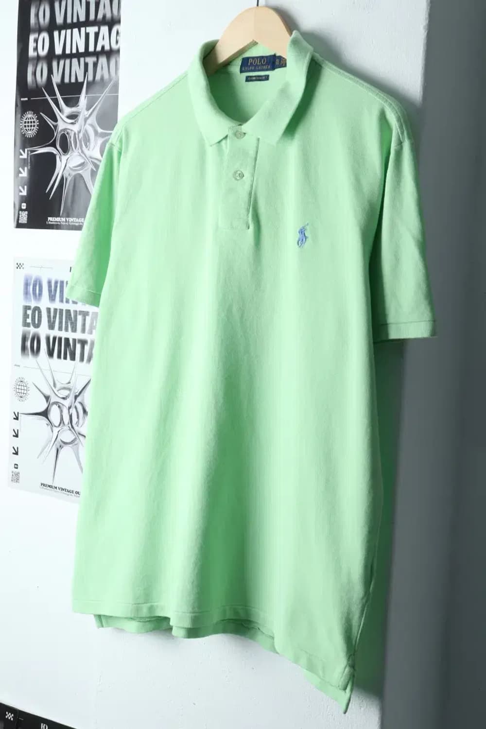 (XL-2XL) 폴로 랄프로렌 반팔 카라 티셔츠 빅사이즈 그린-13F2F 상품이미지1