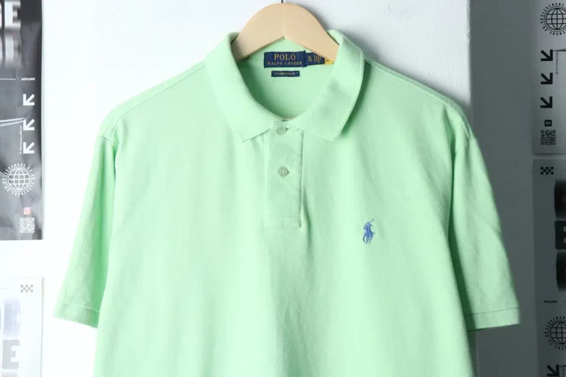 (XL-2XL) 폴로 랄프로렌 반팔 카라 티셔츠 빅사이즈 그린-13F2F 상품이미지3