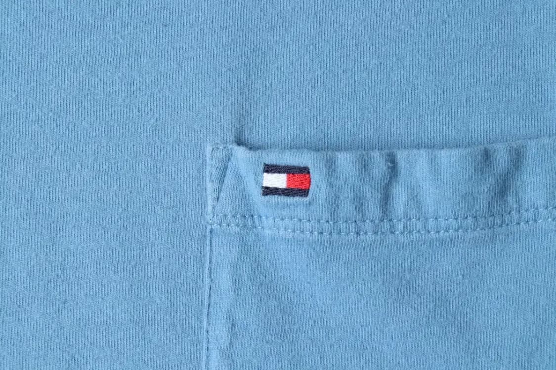 (XL-2XL) 타미힐피거 반팔 티셔츠 빅사이즈 연블루-13F4C 상품이미지5