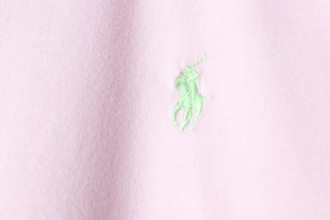 W(L) 폴로 랄프로렌 반팔 티셔츠 브이넥 핑크 포니-13F53 상품이미지5