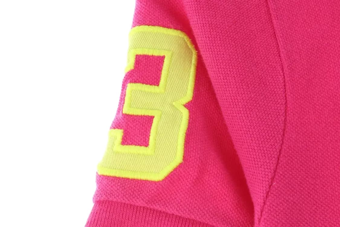 W(L) 폴로 랄프로렌 반팔 카라 티셔츠 핑크 럭비 빅포니-13FAD 상품이미지5