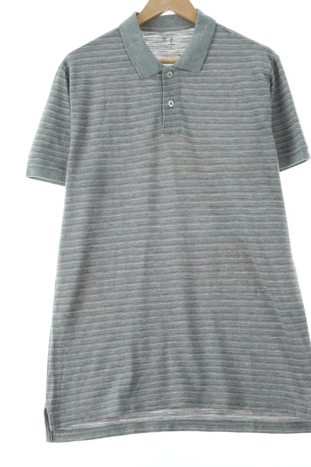 (L-2XL) 브랜드빈티지 반팔 카라 티셔츠 갭 빅사이즈-13FB1 상품이미지1