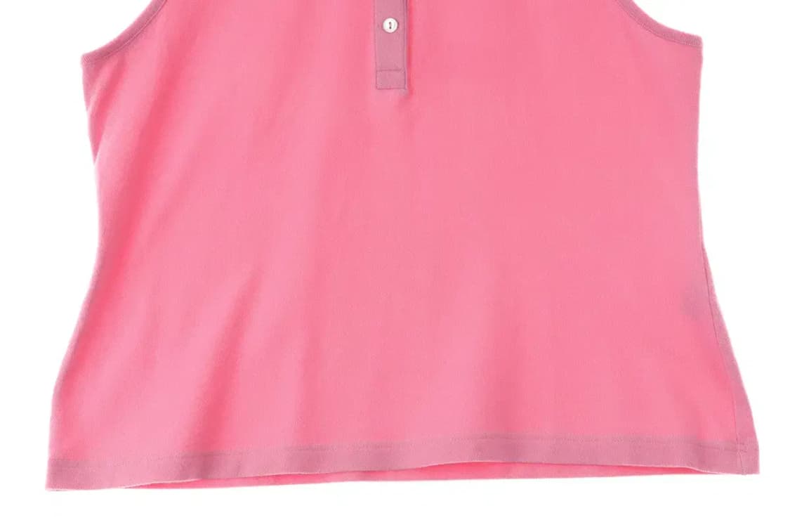 W(L-XL) 라코스테 반팔 카라 티셔츠 민소매 핑크-13FDA 상품이미지3