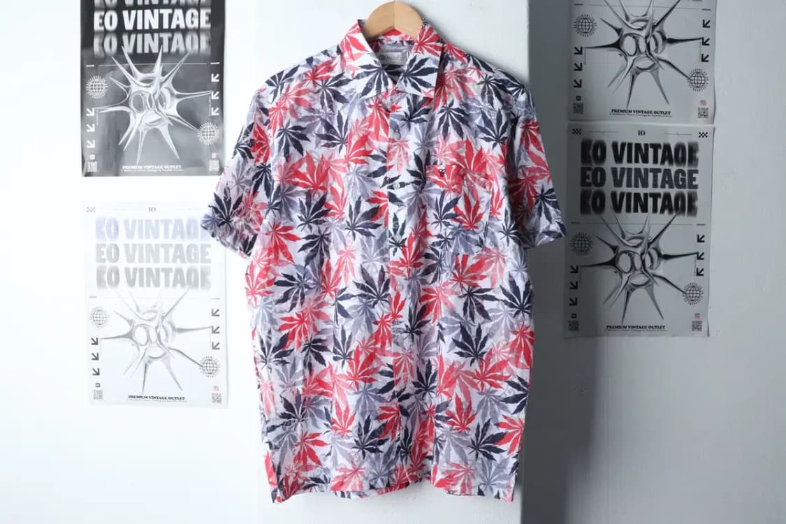 (XL-2XL) 브랜드빈티지 반팔셔츠 남방 하와이안 여름소재-141D3 상품이미지2