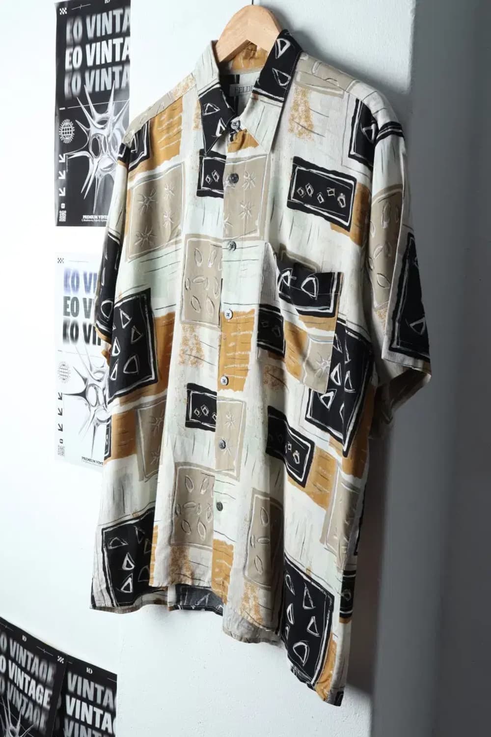 (L-3XL) 브랜드빈티지 반팔셔츠 남방 작은데미지 하와이안-141D7 상품이미지1