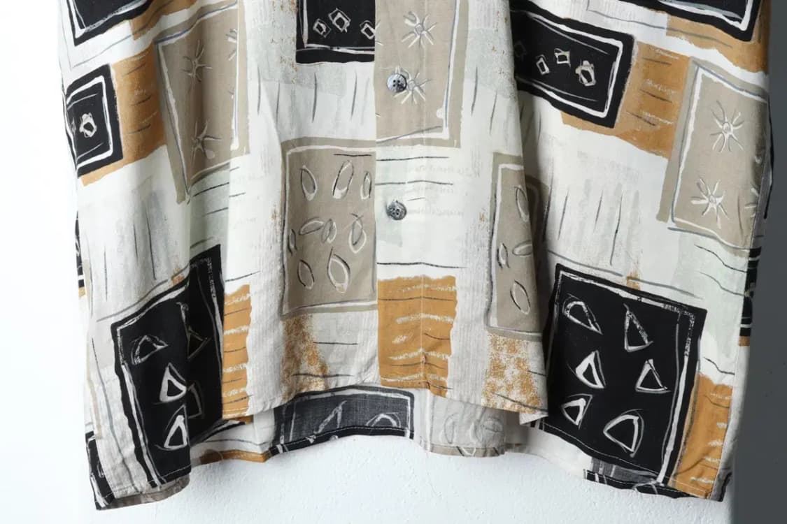 (L-3XL) 브랜드빈티지 반팔셔츠 남방 작은데미지 하와이안-141D7 상품이미지4