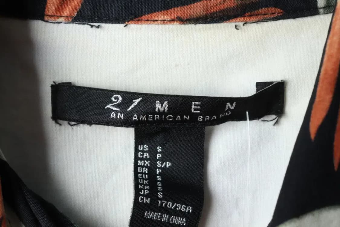 (S-M) 브랜드빈티지 반팔셔츠 남방 블랙 하와이안-141E7 상품이미지5