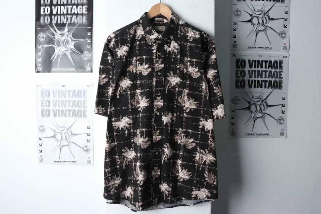 (L-2XL) 브랜드빈티지 반팔셔츠 남방 하와이안 올드스쿨-141F0 상품이미지2