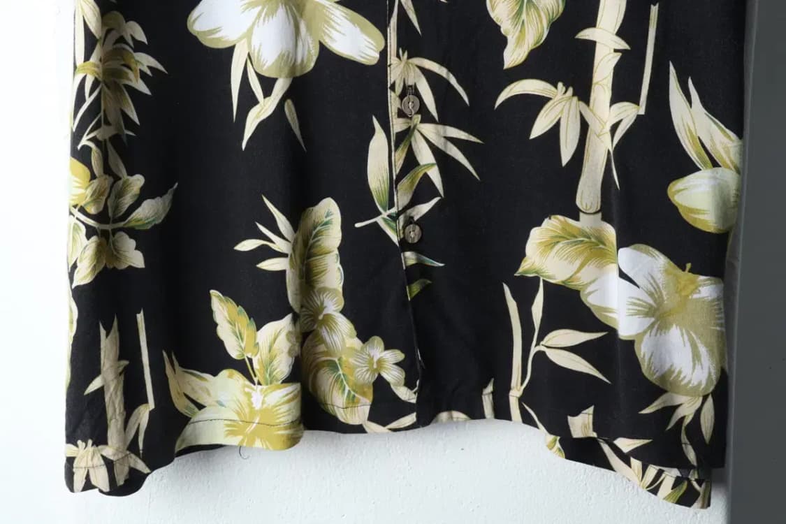(L-2XL) 브랜드빈티지 반팔셔츠 남방 블랙 하와이안-141F1 상품이미지4
