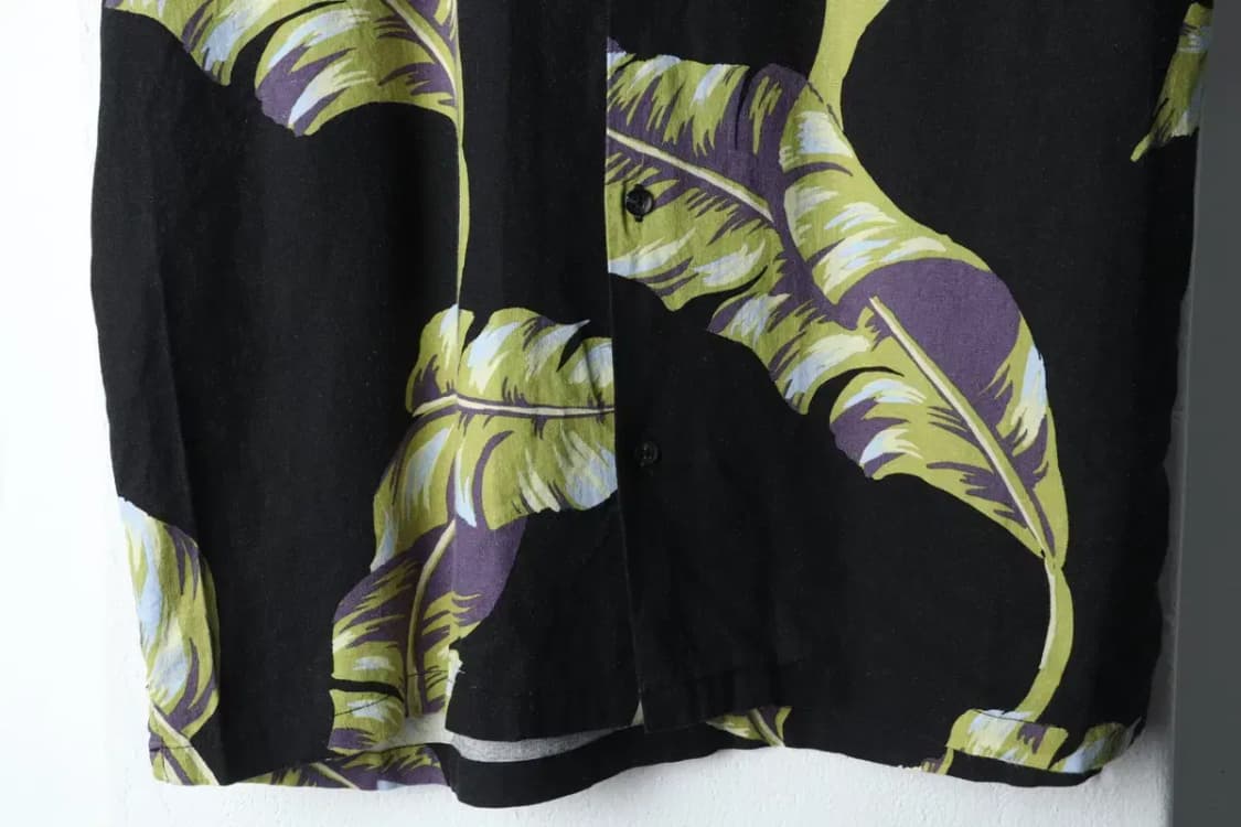(S-XL) 브랜드빈티지 반팔셔츠 남방 블랙 하와이안-141F2 상품이미지4