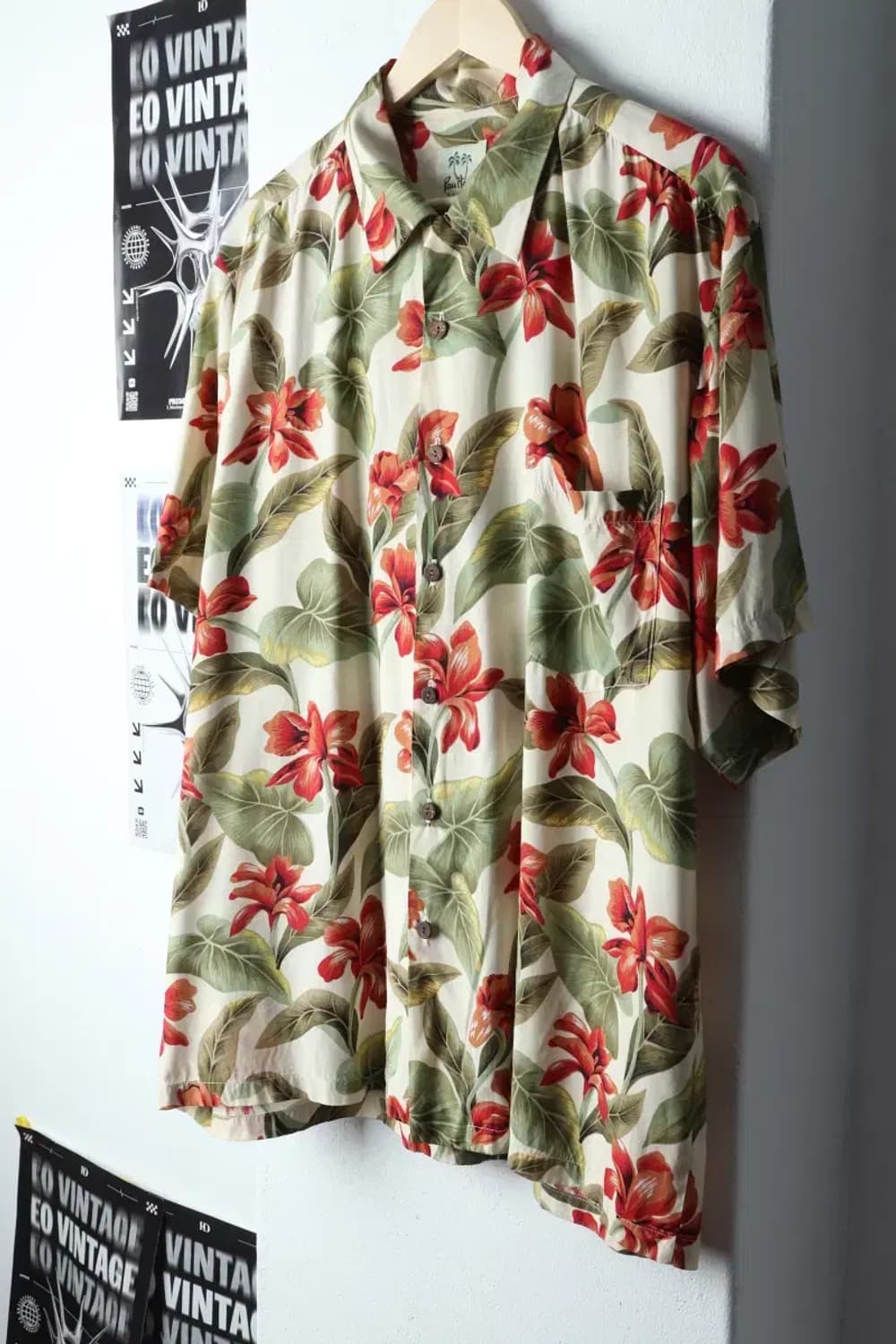 (L-2XL) 브랜드빈티지 반팔셔츠 남방 빅사이즈 하와이안-141F4 상품이미지1