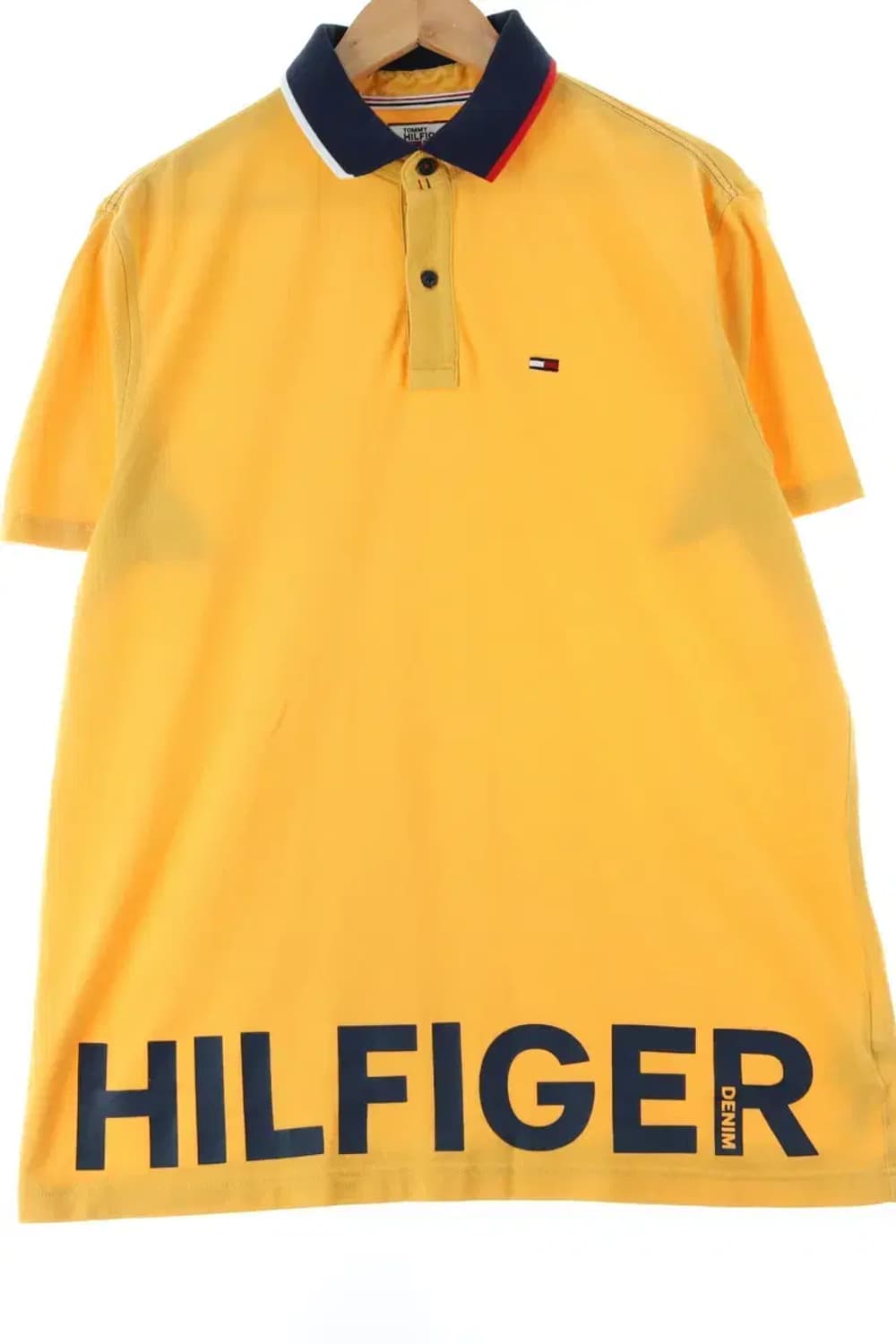 (L-2XL) 타미힐피거 반팔 카라 티셔츠 빅사이즈 사용감-140EB 상품이미지1
