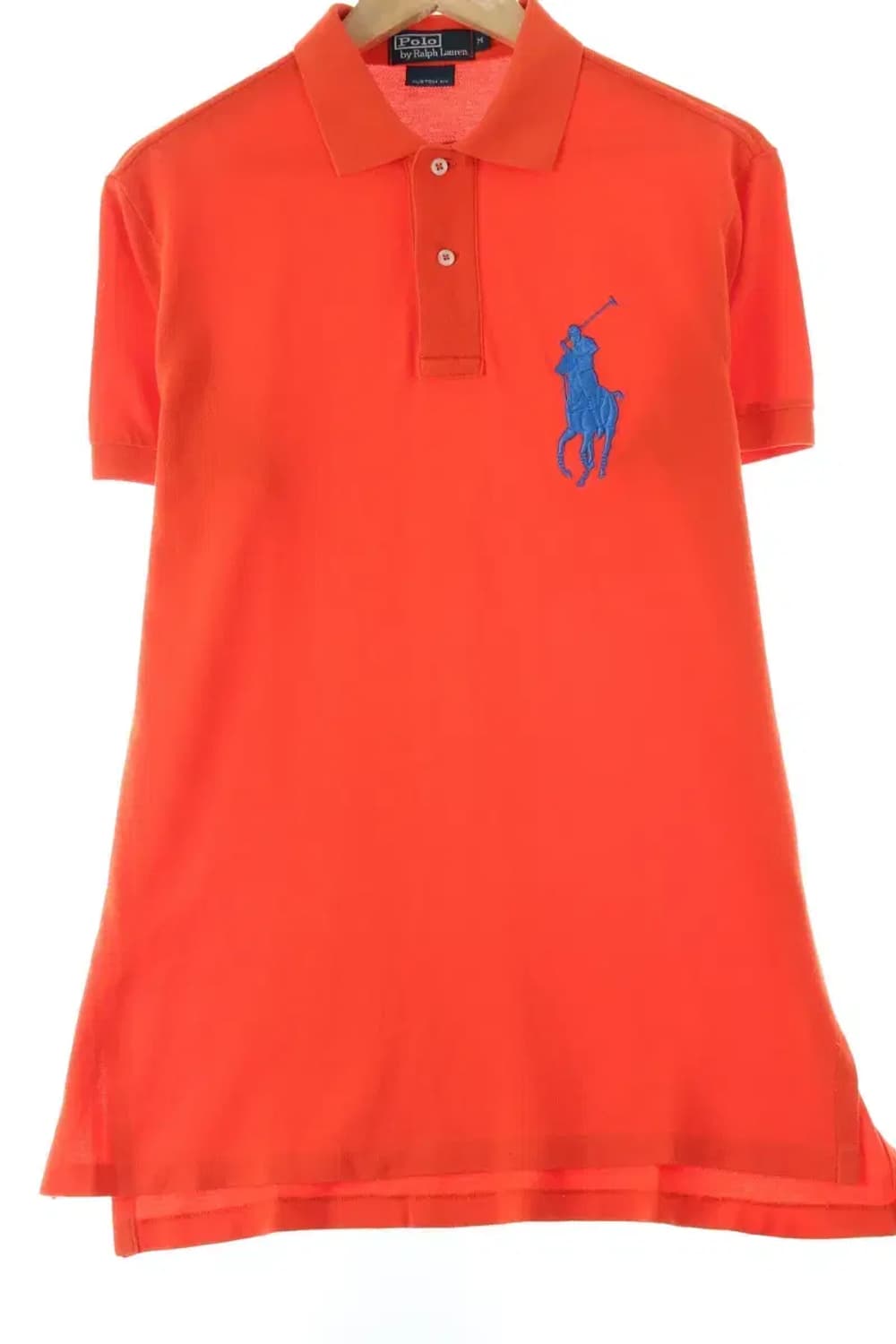 (M-XL) 폴로 랄프로렌 반팔 카라 티셔츠 오렌지 빅포니-140F1 상품이미지1