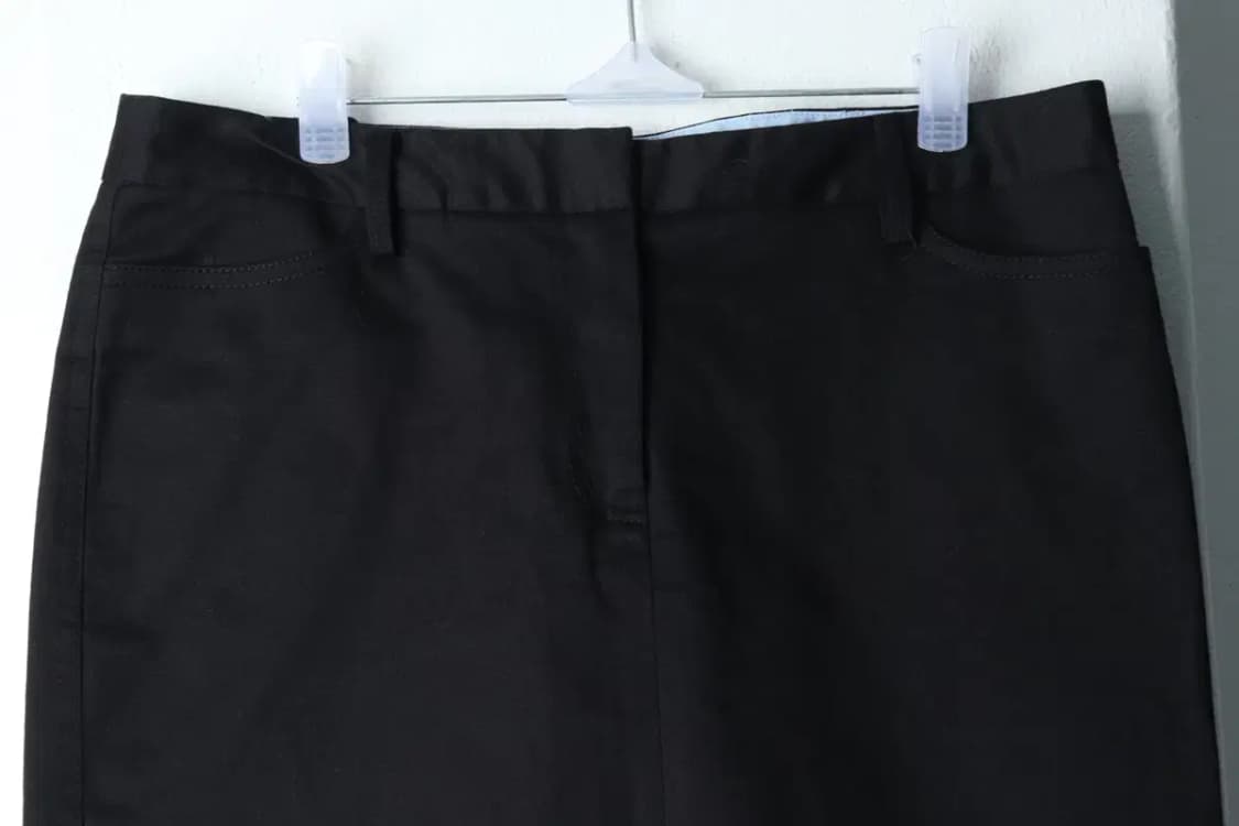 W(XL) 타미힐피거 스커트 치마 블랙 면 라인-1DF8 상품이미지3