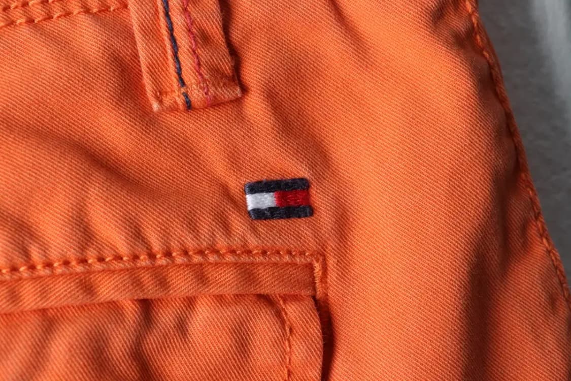 (L-XL) 타미힐피거 반바지 팬츠 오렌지 면 카고-1E08 상품이미지5