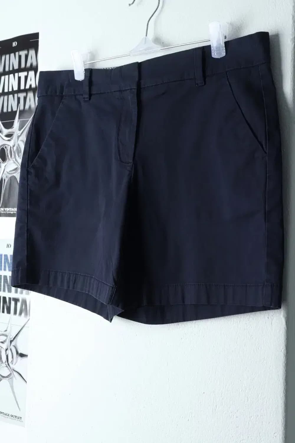 W(XL-2XL) 타미힐피거 반바지 팬츠 빅사이즈 네이비 면-1E0B 상품이미지1