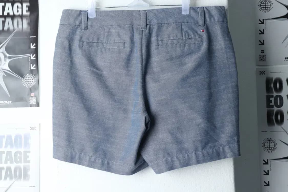 (XL-2XL) 타미힐피거 반바지 팬츠 빅사이즈 블루 면-1E1A 상품이미지3