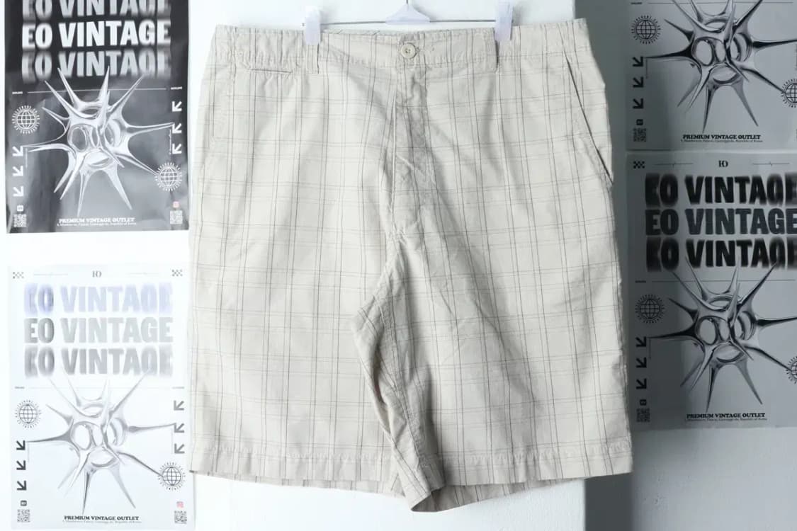 (2XL-3XL) 브랜드빈티지 반바지 팬츠 챔스스포츠 체크-1E1B 상품이미지2