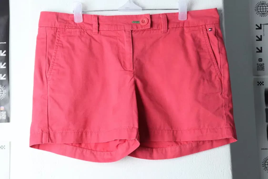 W(2XL) 타미힐피거 반바지 팬츠 빅사이즈 핑크 면-1E21 상품이미지2