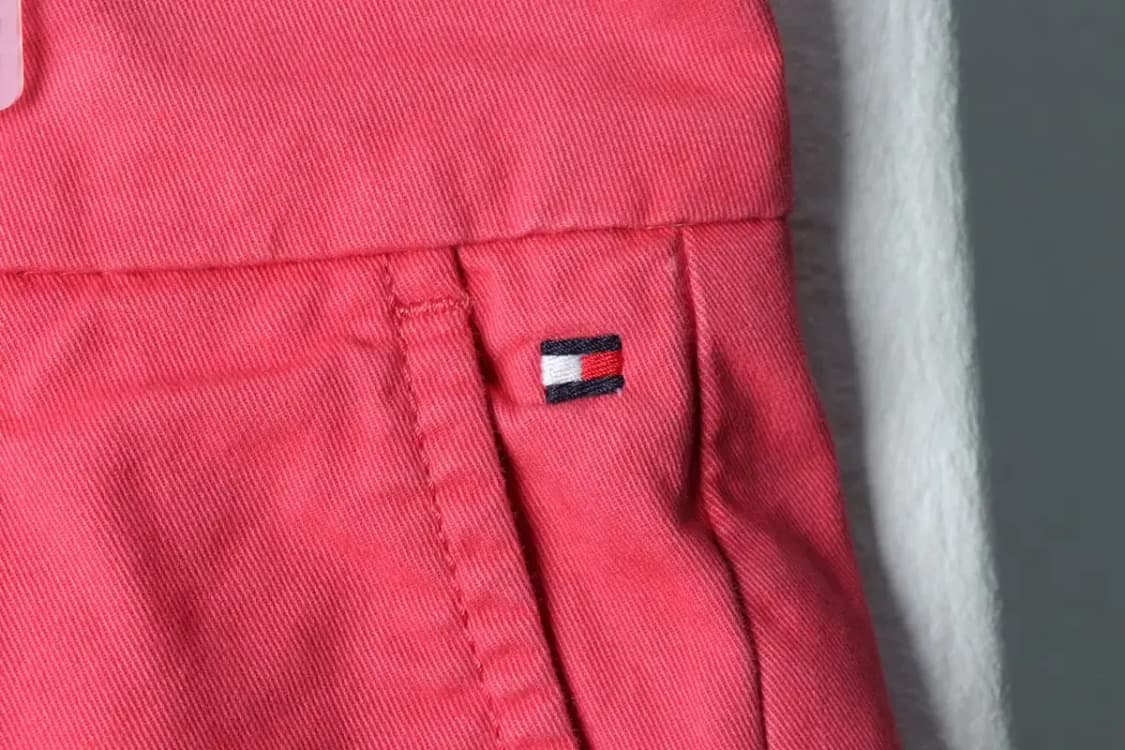 W(2XL) 타미힐피거 반바지 팬츠 빅사이즈 핑크 면-1E21 상품이미지3