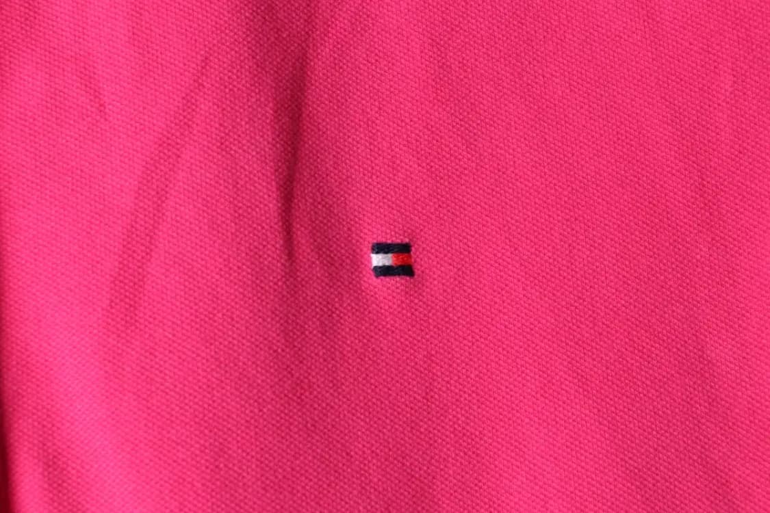 W(L) 타미힐피거 반팔 카라 티셔츠 핑크 올드스쿨-14244 상품이미지5