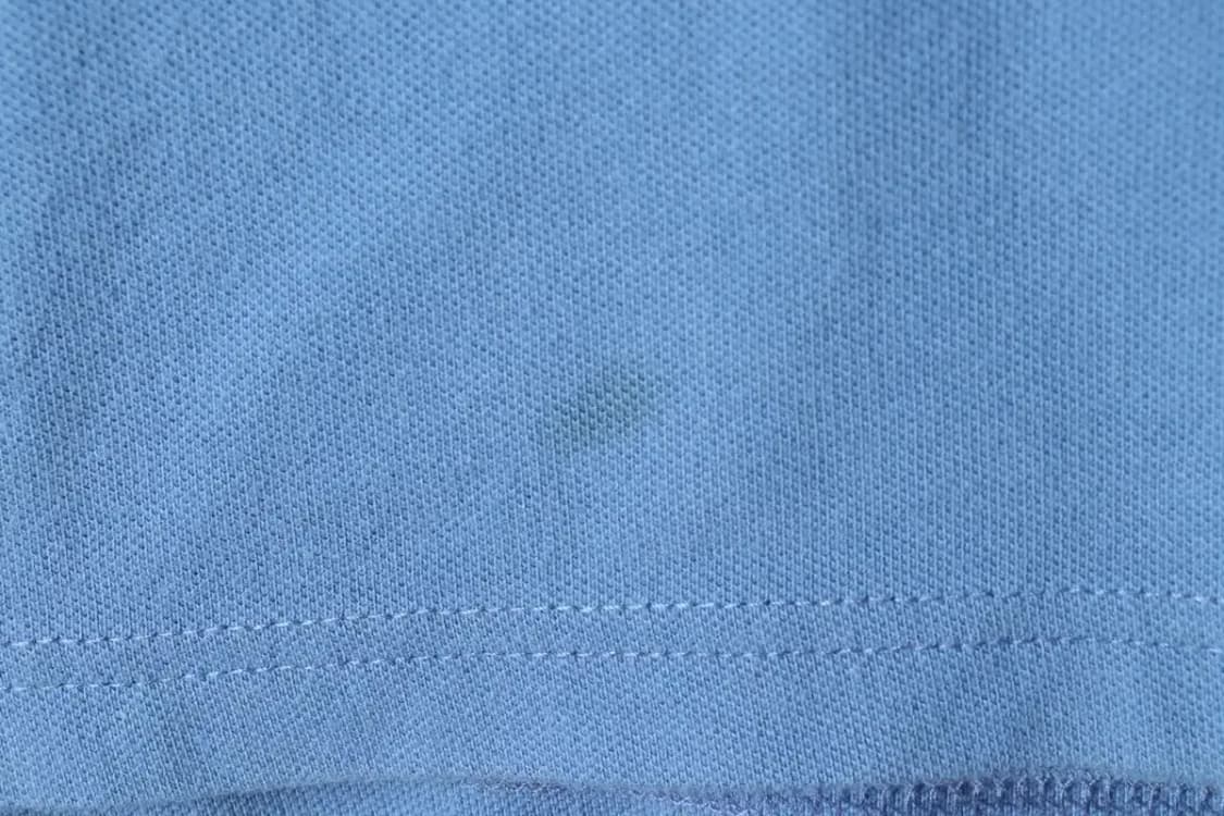 (M-L) 제이크루 반팔 카라 티셔츠 작은오염 블루 무지-1425F 상품이미지5