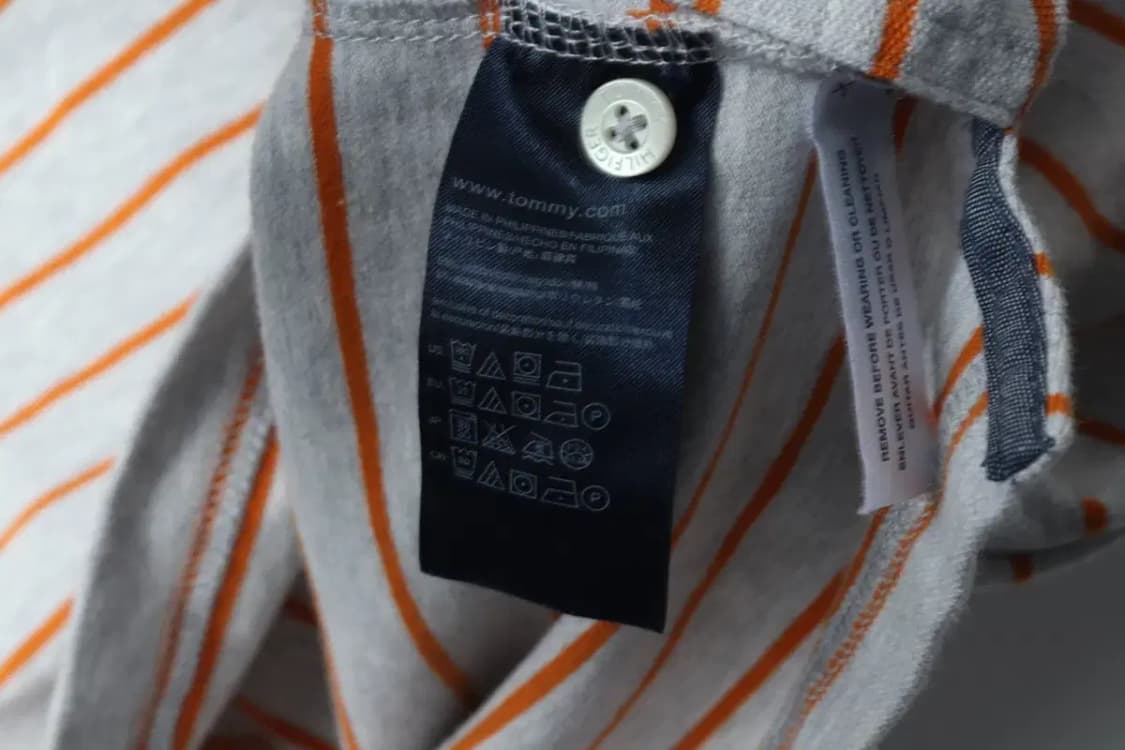 (L-XL) 타미힐피거 반팔 카라 티셔츠 스트라이프 올드스쿨-1426C 상품이미지7