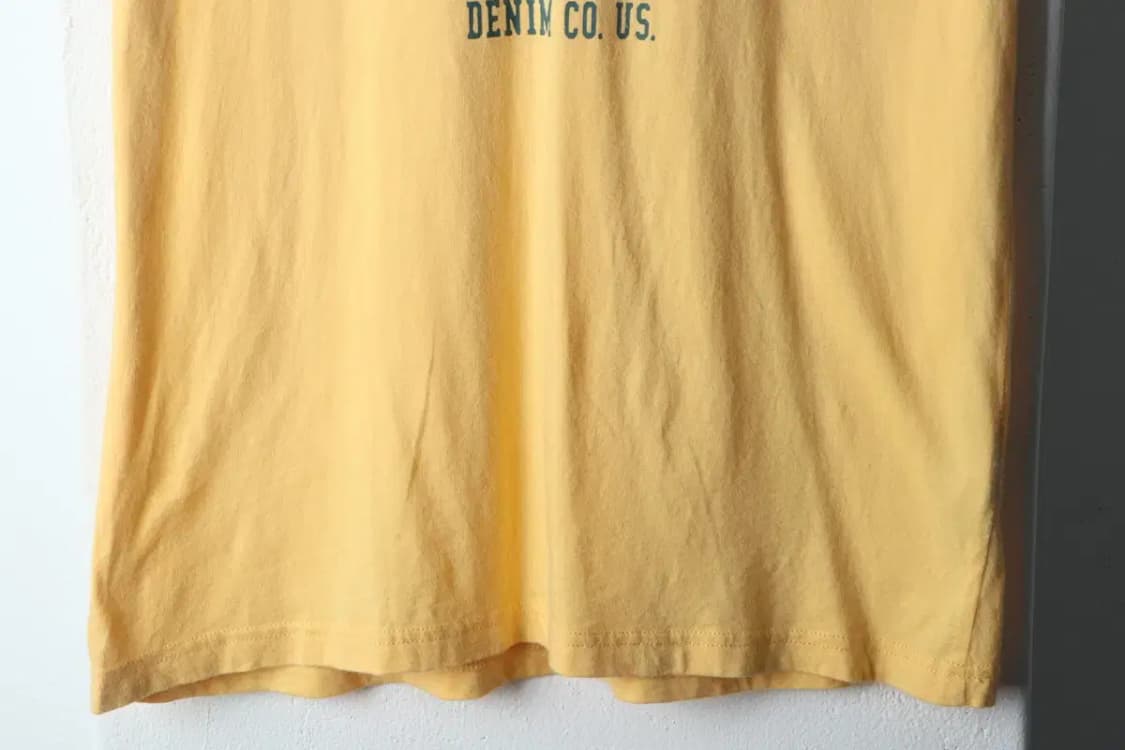 (XL-2XL) 타미힐피거 반팔 티셔츠 빅사이즈 노랑 올드스쿨-142A5 상품이미지4