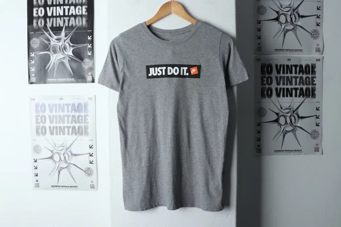 W(L) 나이키 반팔 티셔츠 그레이 올드스쿨-142AB 상품이미지2