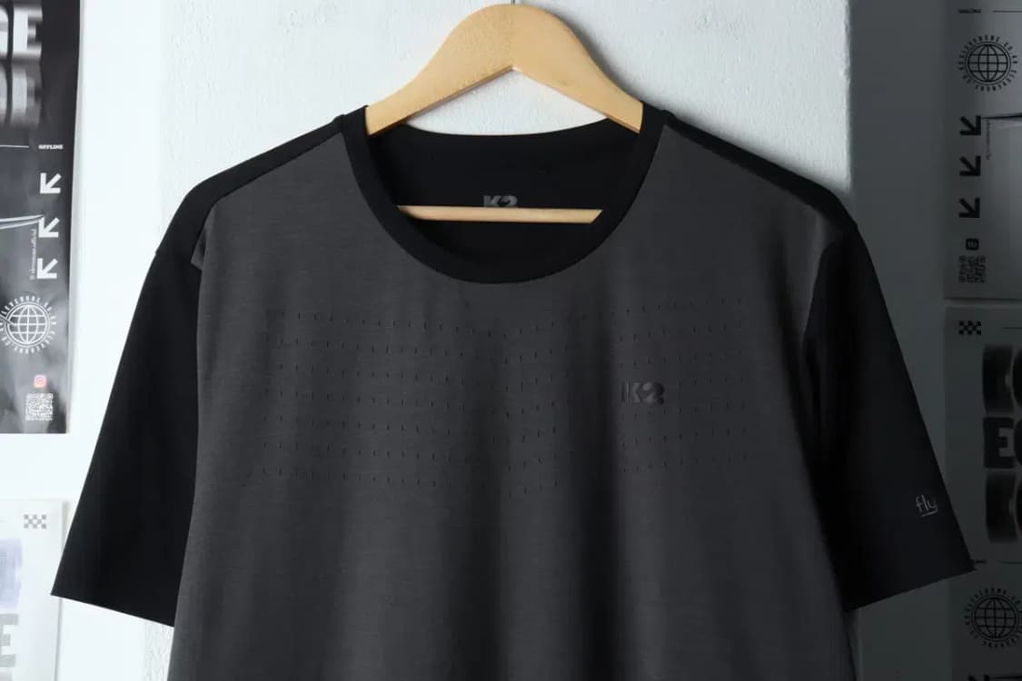 (2XL) K2 케이투 반팔 티셔츠 빅사이즈 기능성 그레이-142AE 상품이미지3