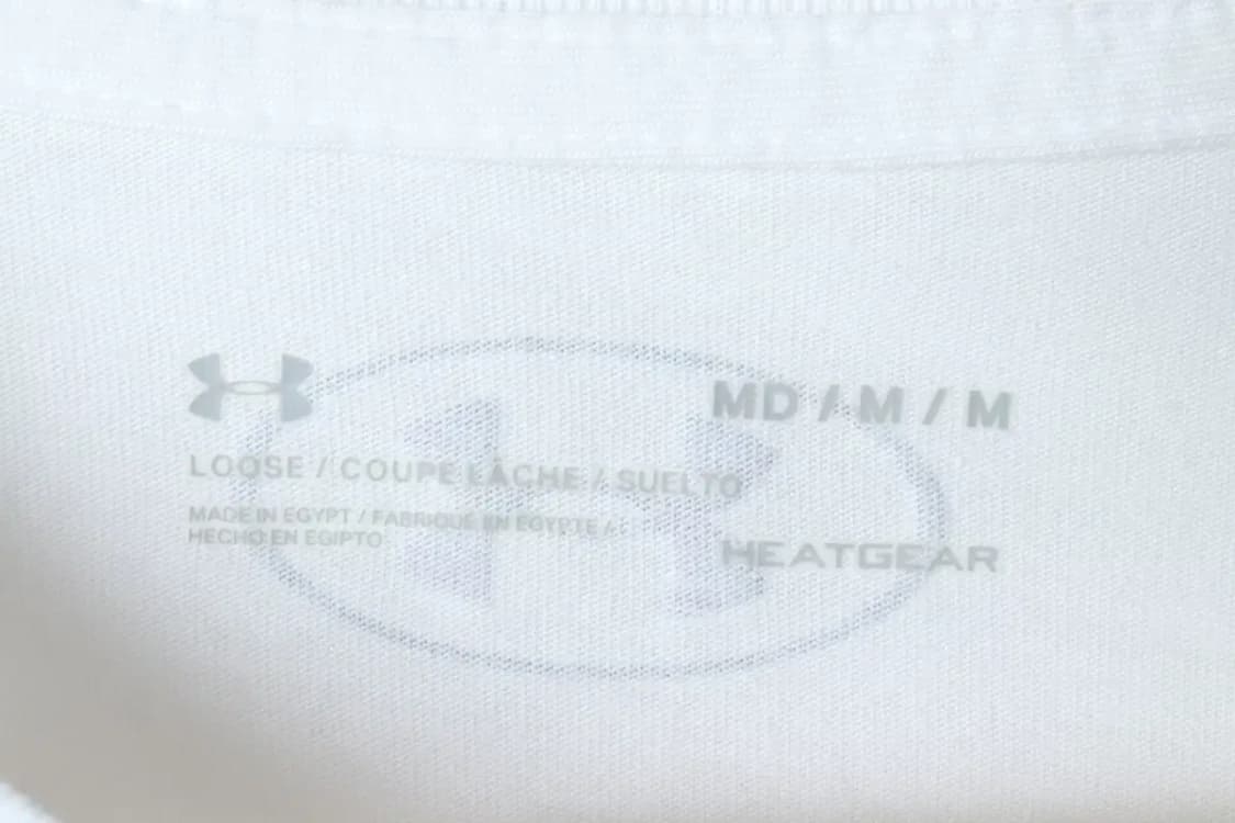 (M-L) 언더아머 반팔 티셔츠 화이트 올드스쿨-142C6 상품이미지6