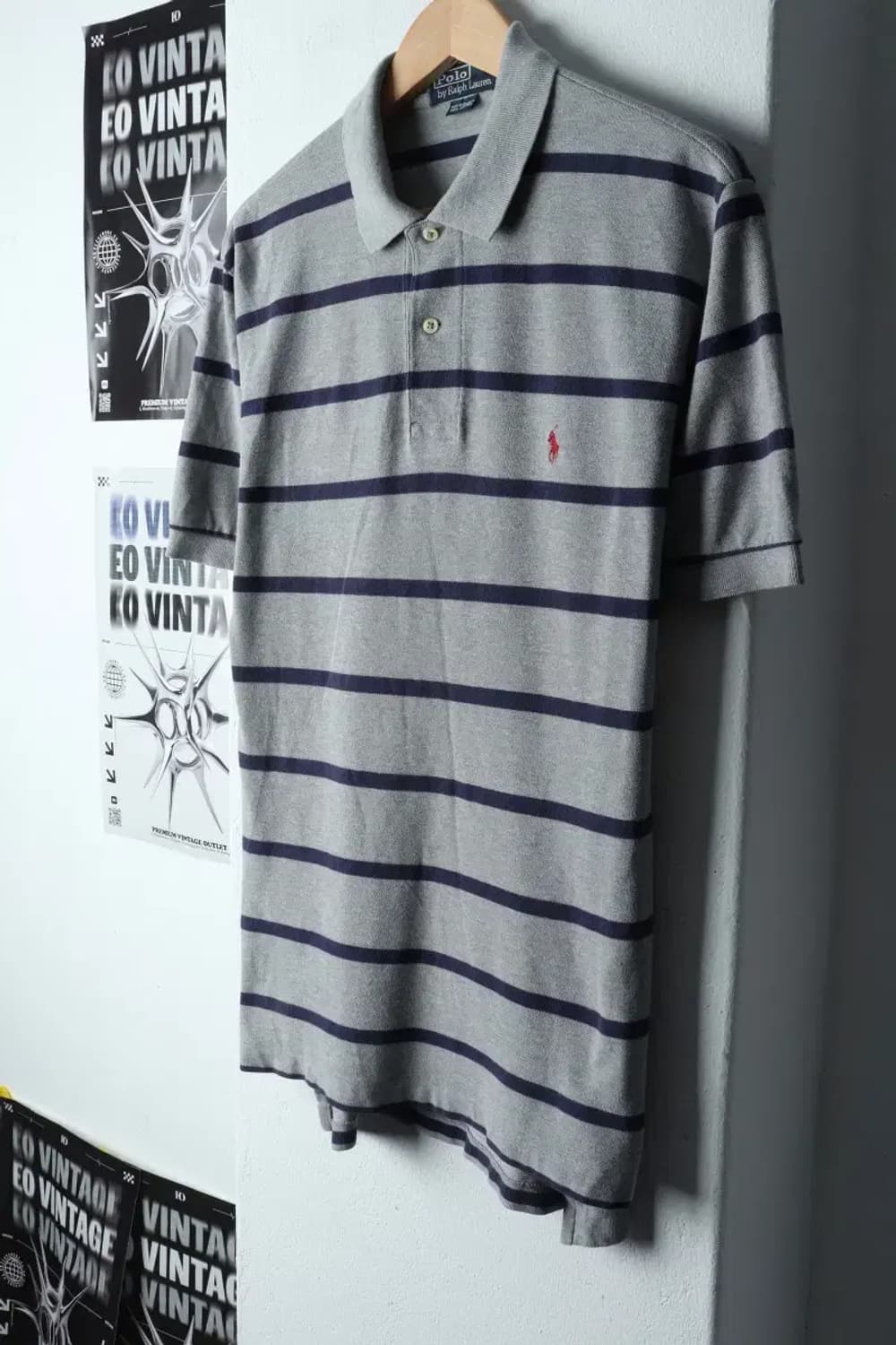 (M-XL) 폴로 랄프로렌 반팔 카라 티셔츠 스트라이프-14324 상품이미지1