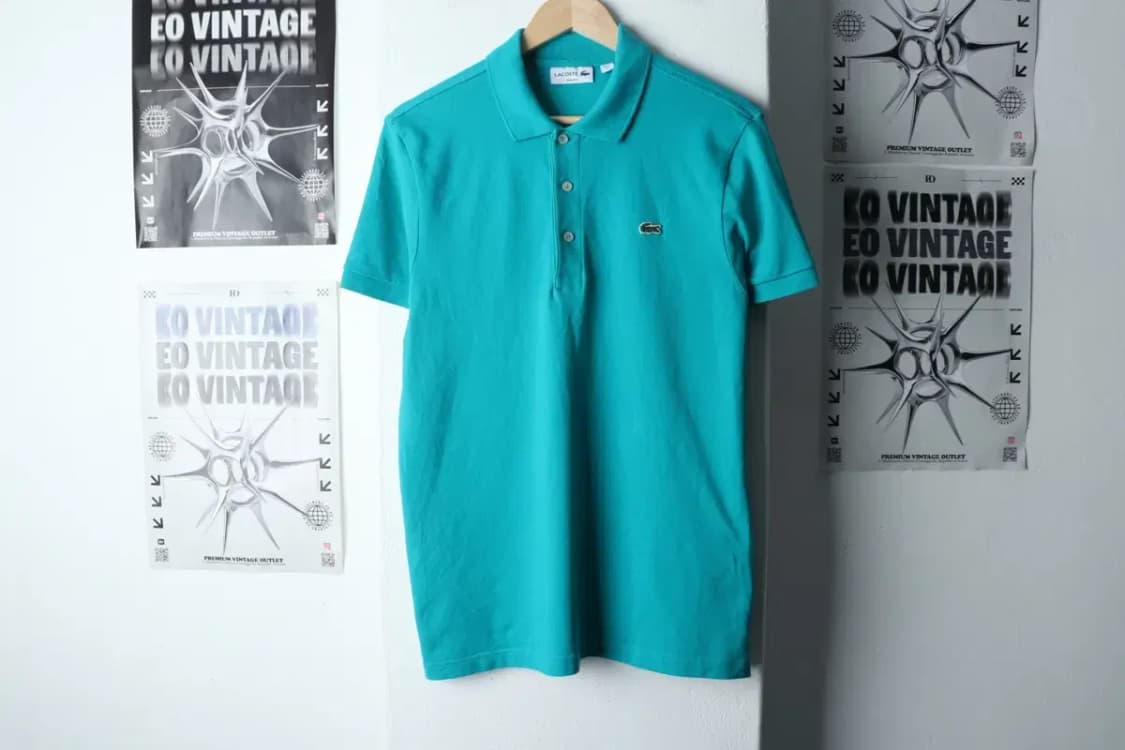 (L-XL) 라코스테 반팔 카라 티셔츠 그린 올드스쿨-14325 상품이미지2