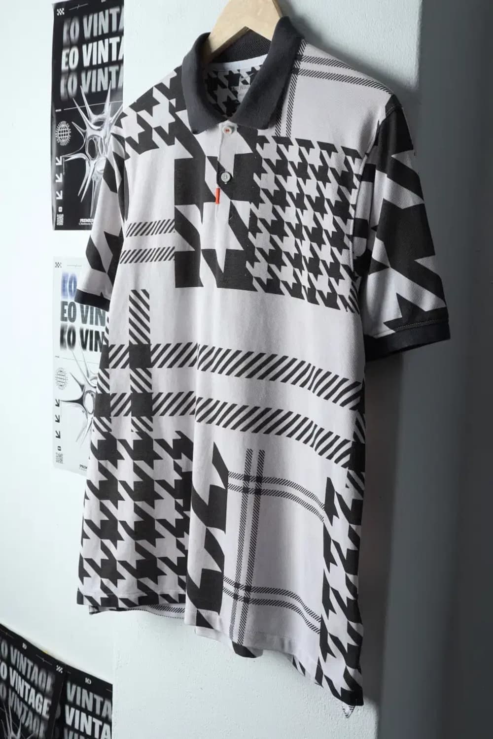 (XL) 나이키 반팔 카라 티셔츠 패턴 한정판-1432E 상품이미지1