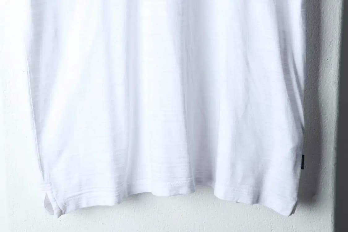 (S-M) 휴고보스 반팔 카라 티셔츠 화이트 무지-1432F 상품이미지4