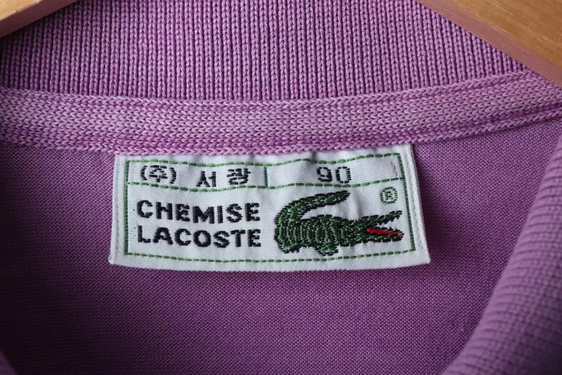W(M) 라코스테 반팔 카라 티셔츠 퍼플 올드스쿨-14331 상품이미지6