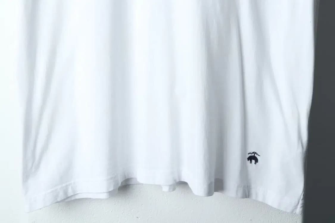 (XL) 브룩스브라더스 반팔 카라 티셔츠 화이트 포켓 올드스쿨-14332 상품이미지4