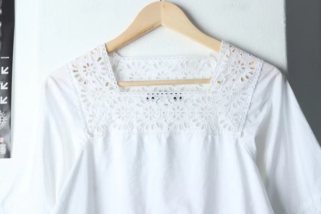 W(F) 막스마라 반팔 티셔츠 화이트 블라우스-14339 상품이미지3