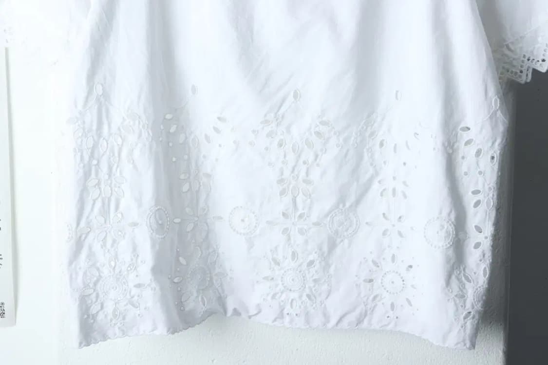 W(F) 막스마라 반팔 티셔츠 화이트 블라우스-14339 상품이미지4